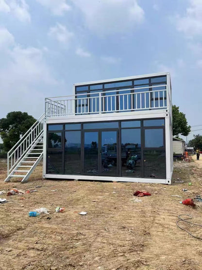 Modular Two-Level Container Home Kit – 6m x 3.3m (79.2sqm) DIY Package