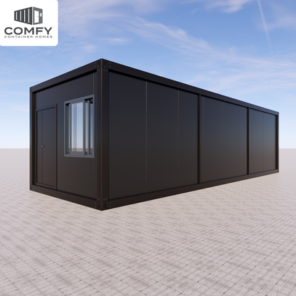 10m x 3.3m Glass-Front Modern House – 33sqm, DIY Flat Pack
