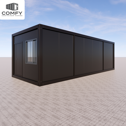 Stylish Glass-Front Tiny House for Your Backyard or Rental Space. DIY Kit 9m x 3.3m (29.7 sqm)