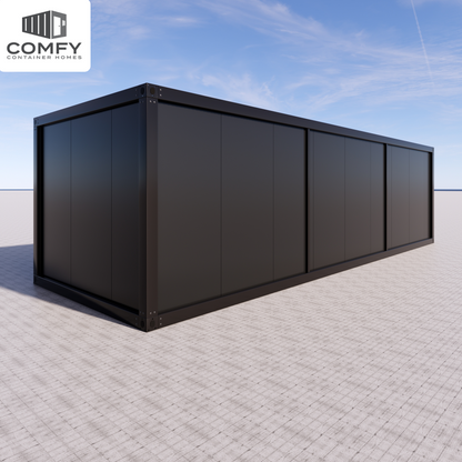 10m x 3.3m Container House Kit With Sliding Door – 33sqm, DIY Flat Pack