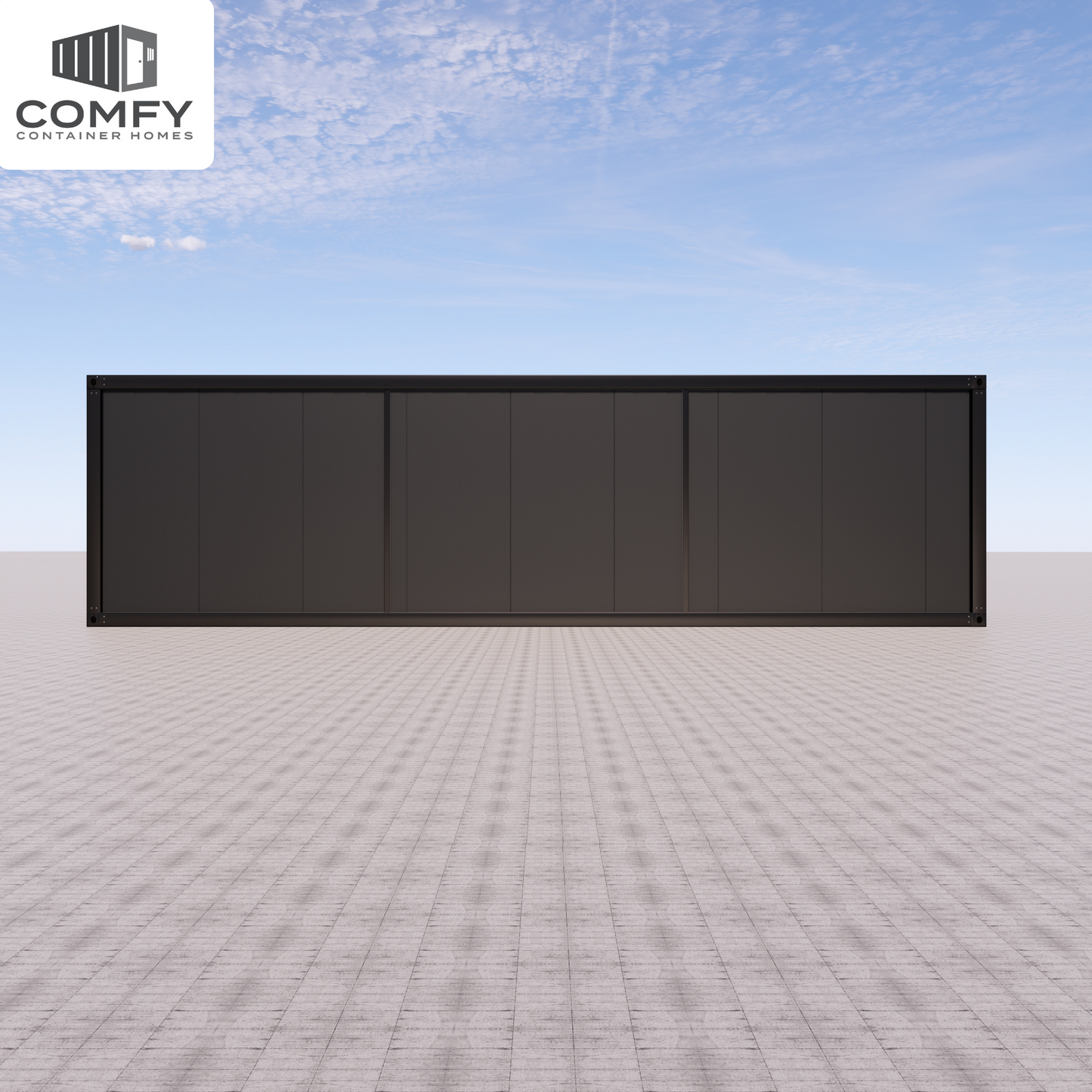 10m x 3.3m Container House Kit With Sliding Door – 33sqm, DIY Flat Pack