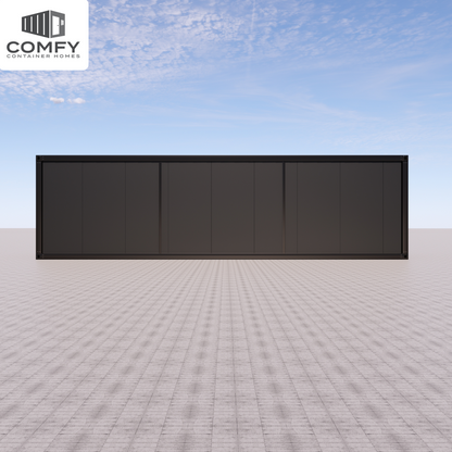 10m x 3.3m Container House Kit With Sliding Door – 33sqm, DIY Flat Pack