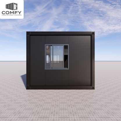 10m x 3.3m Glass-Front Modern House – 33sqm, DIY Flat Pack