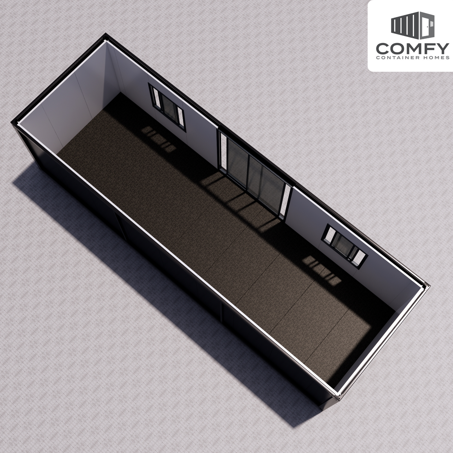 10m x 3.3m Container House Kit With Sliding Door – 33sqm, DIY Flat Pack