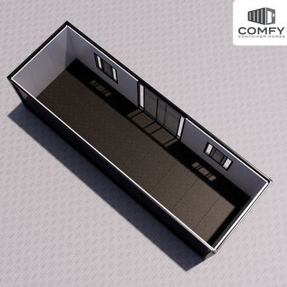 10m x 3.3m Container House Kit With Sliding Door – 33sqm, DIY Flat Pack
