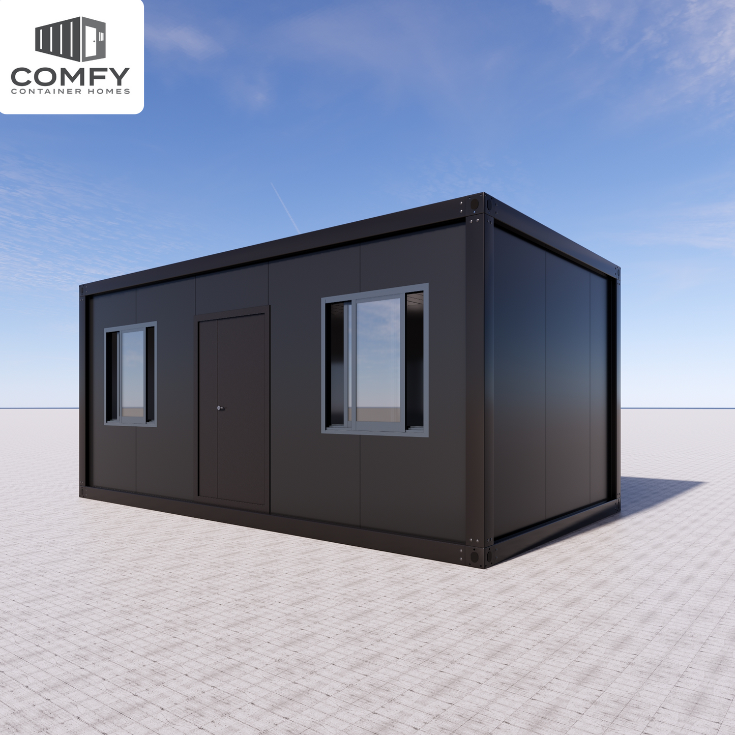 6m x 3.3m Container House Kit – Flat Packed & Ready for DIY Assembly