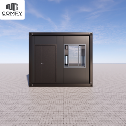 Stylish Glass-Front Tiny House for Your Backyard or Rental Space. DIY Kit 9m x 3.3m (29.7 sqm)