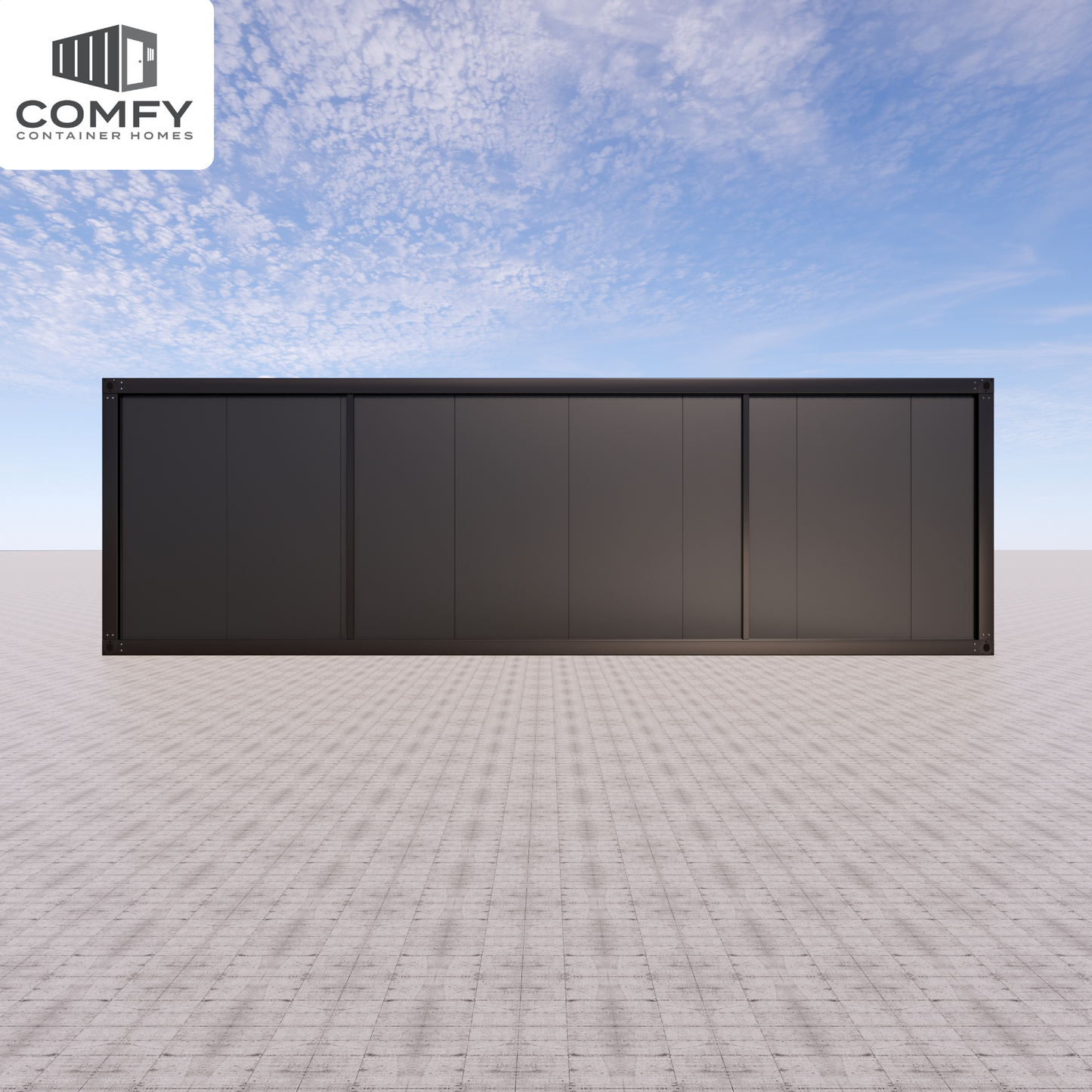 Stylish Glass-Front Tiny House for Your Backyard or Rental Space. DIY Kit 9m x 3.3m (29.7 sqm)