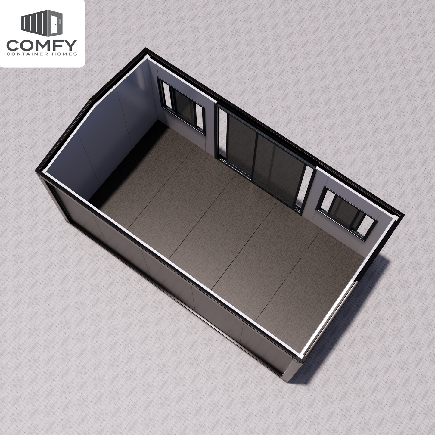 6m x 3.3m (19.8 SQM) Slope Roof Flexible Tiny Home-DIY Affordable Cabin Kit