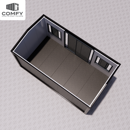 6m x 3.3m (19.8 SQM) Slope Roof Flexible Tiny Home-DIY Affordable Cabin Kit