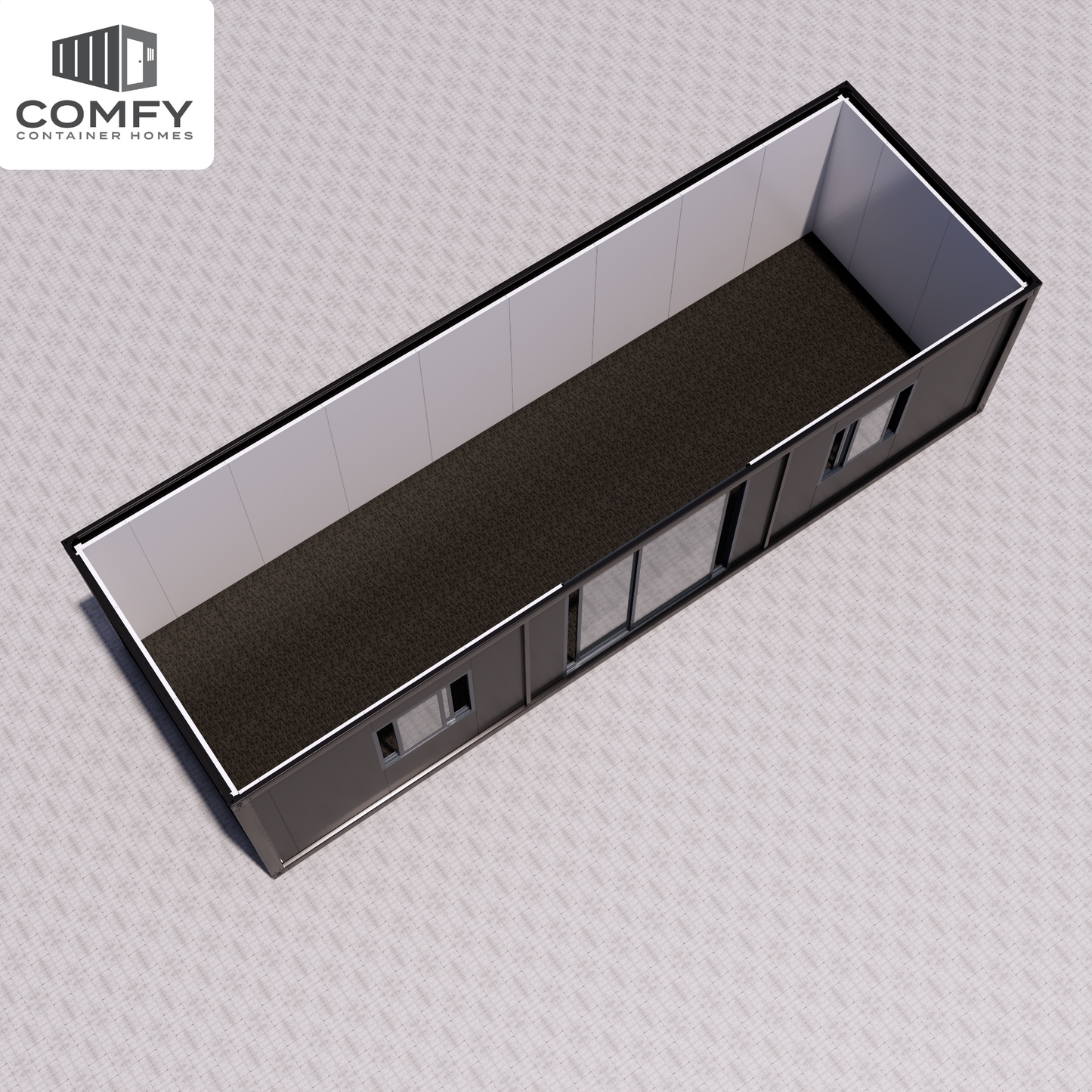 10m x 3.3m Container House Kit With Sliding Door – 33sqm, DIY Flat Pack