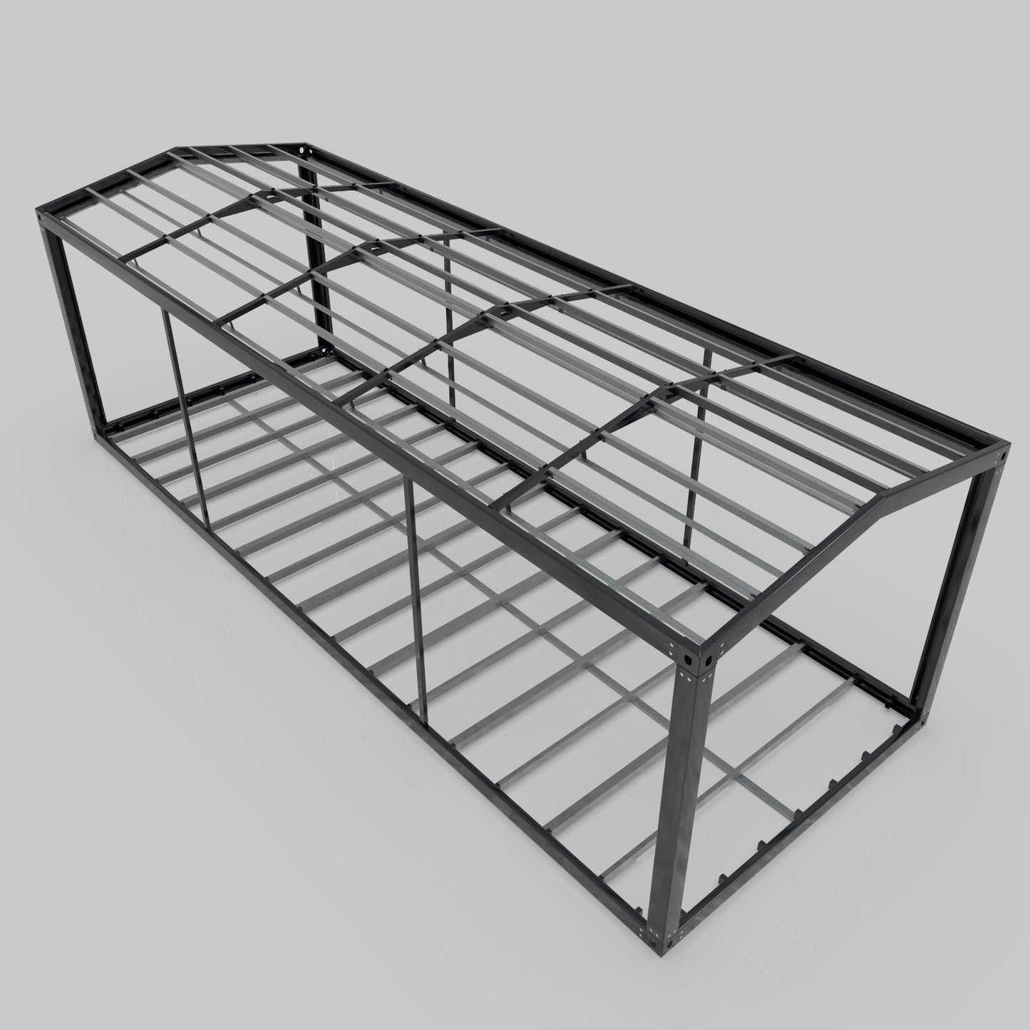 9 m × 3.3 m Slope Roof Modular Steel Frame Kit – Quick DIY Assembly