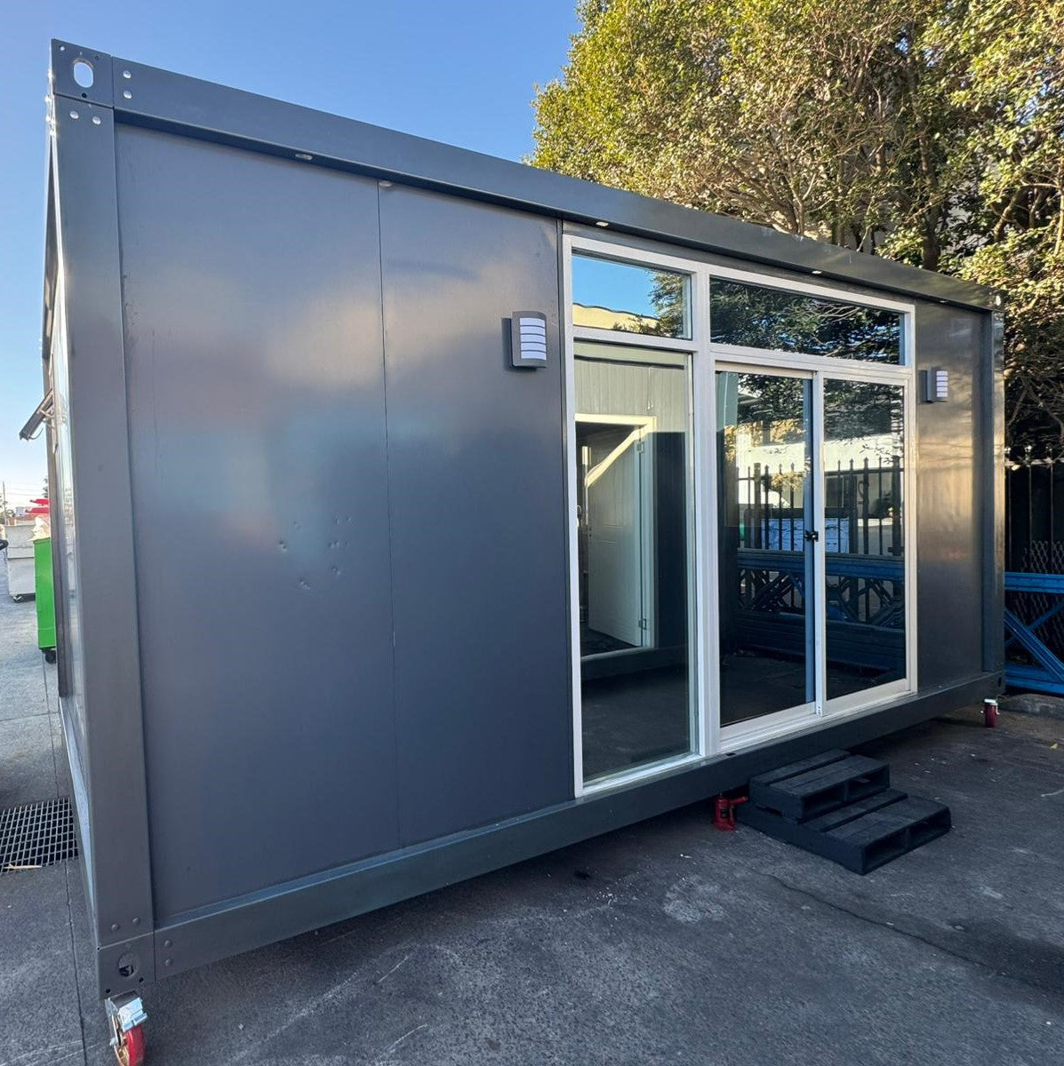 Deluxe Studio Container House 6m long x 3.3m (Ready Built) Or (Built On Site)