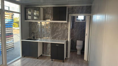 Deluxe Studio Container House 6m long x 3.3m (Ready Built) Or (Built On Site)