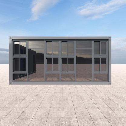 Stylish Glass-Front Tiny House DIY Kit 6m x 3.3m (19.8 sqm)