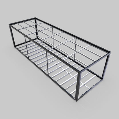 10m x 3.3m Powder Coated White Container Frame