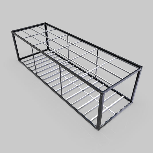 10m x 3.3m Powder Coated White Container Frame