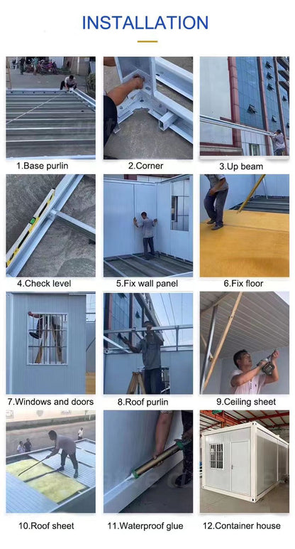 Modular Two-Level Container Home Kit – 6m x 3.3m (79.2sqm) DIY Package