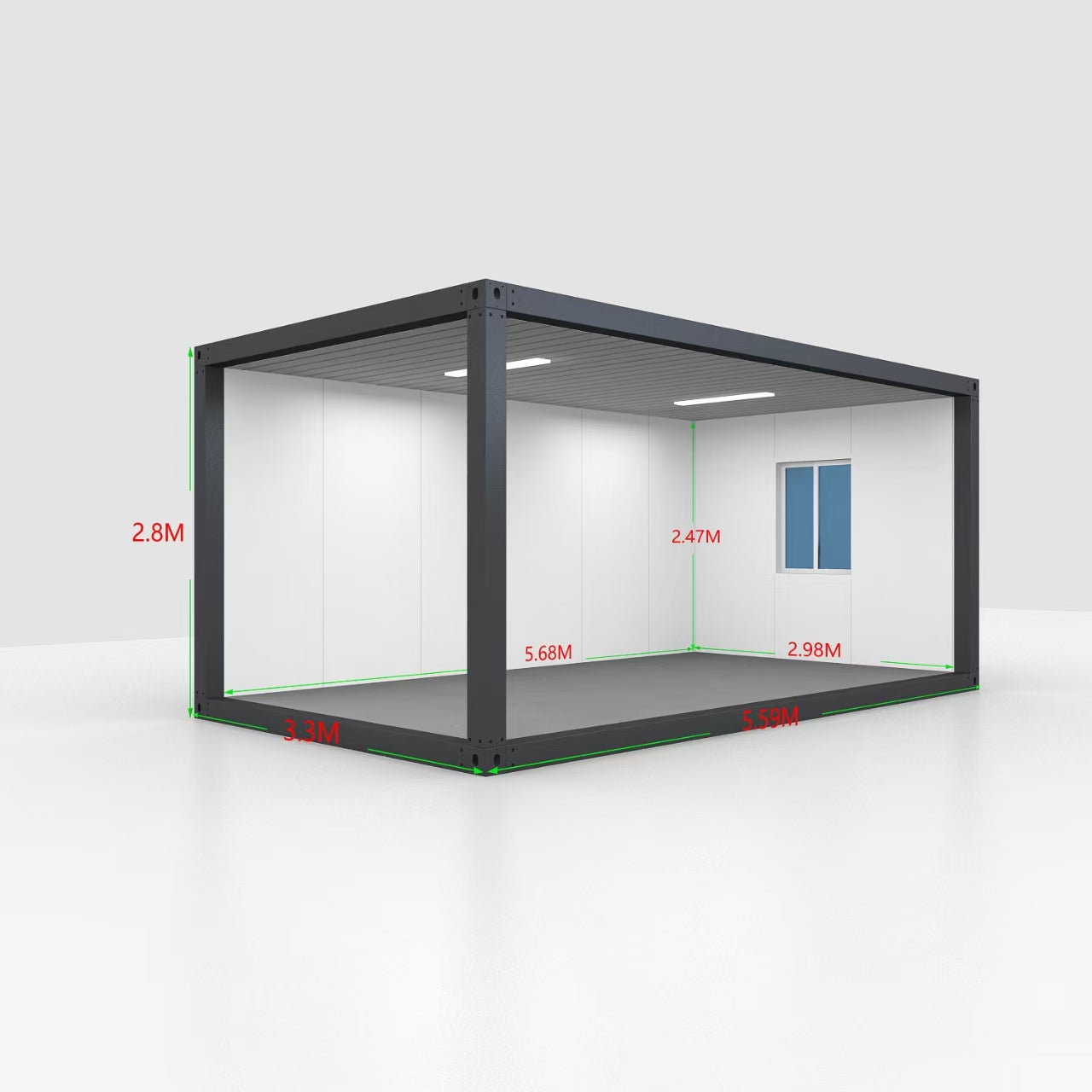 6m Container Home with Flexible Installation – Build On-Site or Deliver Built