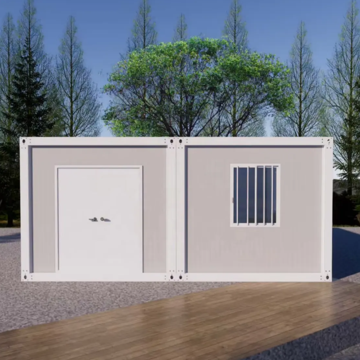 Modular DIY Container House Kit – 6m x 3.3m (39.6sqm), Customizable Layout