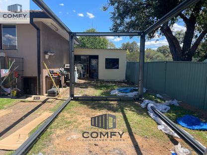 6m x 3.3m = 19.8sqm Powder Coated Tiny Home Frame Kit
