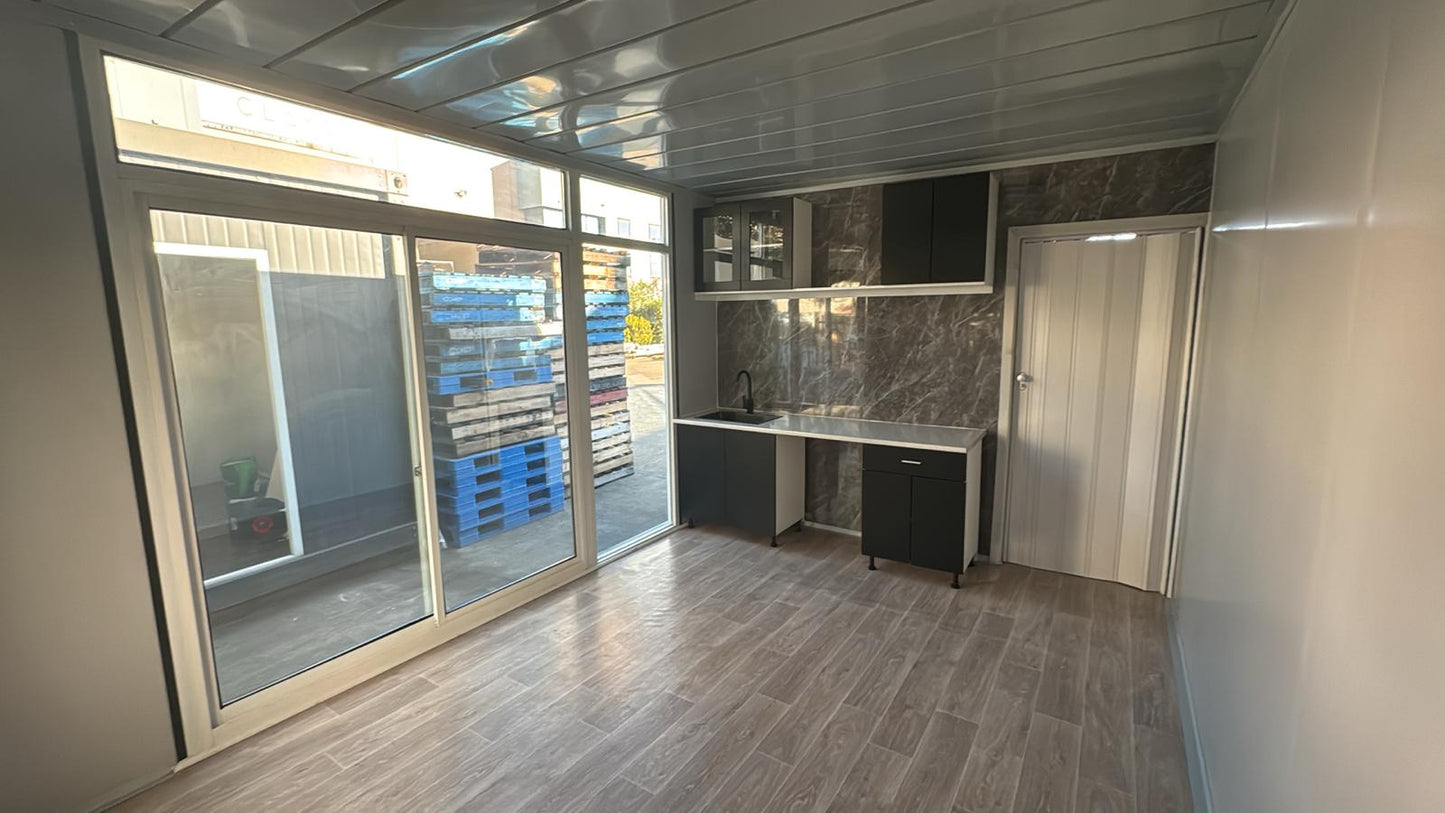 Deluxe Studio Container House 6m long x 3.3m (Ready Built) Or (Built On Site)