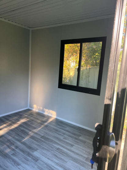 Modern 6m Container Home | On-Site Built 19.8 sqm Living & Workspace