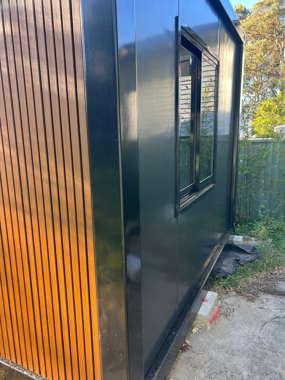 Modern 6m Container Home | On-Site Built 19.8 sqm Living & Workspace