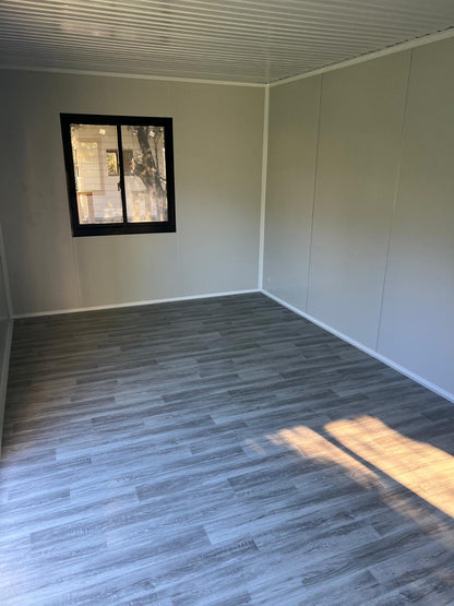 Modern 6m Container Home | On-Site Built 19.8 sqm Living & Workspace