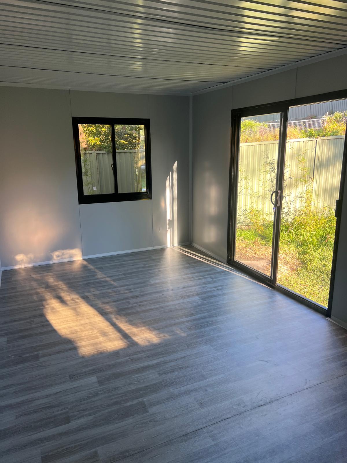 Modern 6m Container Home | On-Site Built 19.8 sqm Living & Workspace