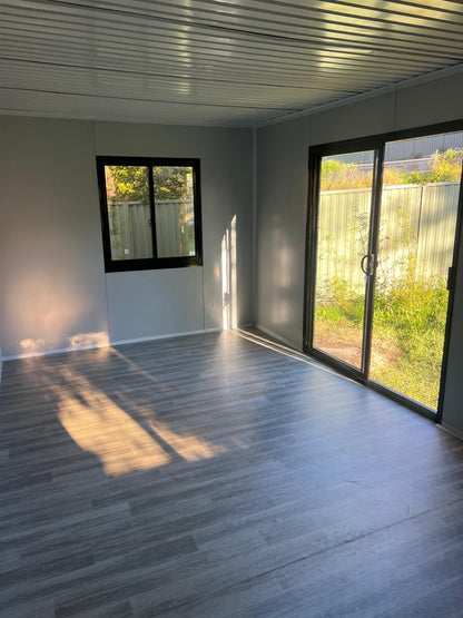 Modern 6m Container Home | On-Site Built 19.8 sqm Living & Workspace