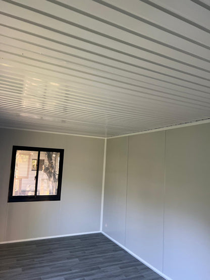 Modern 6m Container Home | On-Site Built 19.8 sqm Living & Workspace