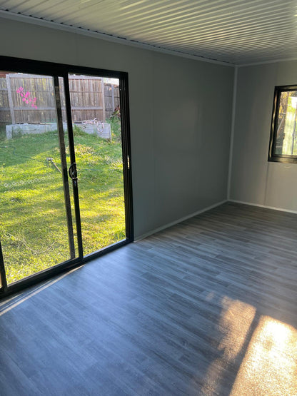 Modern 6m Container Home | On-Site Built 19.8 sqm Living & Workspace